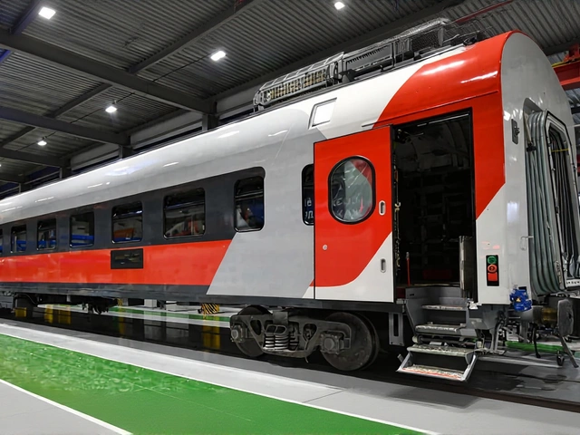 РЖД запустит новые купейные вагоны с душем и USB-розетками на маршруте Москва — Санкт-Петербург